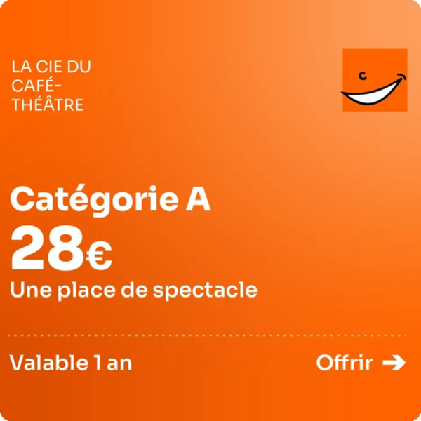 Carte Cadeau Catégorie A