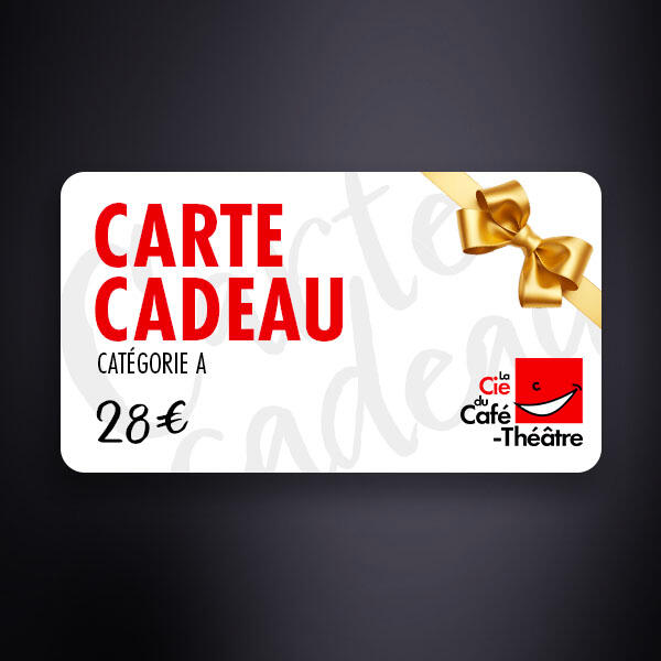 Carte Cadeau Catégorie A